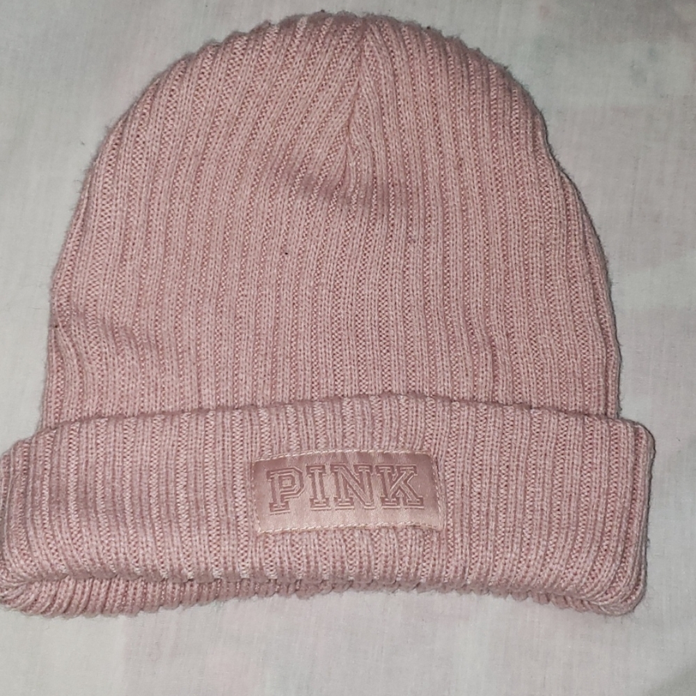 PINK beanie